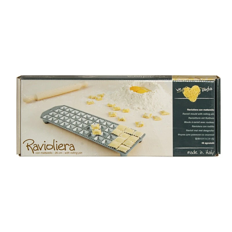 Уред за равиоли Eppicotispai 48 бр. 25х25 mm + Точилка